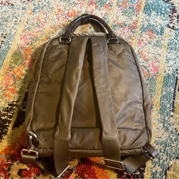 TUMI nylon backpack travel bag olive green - Picture 2 of 10